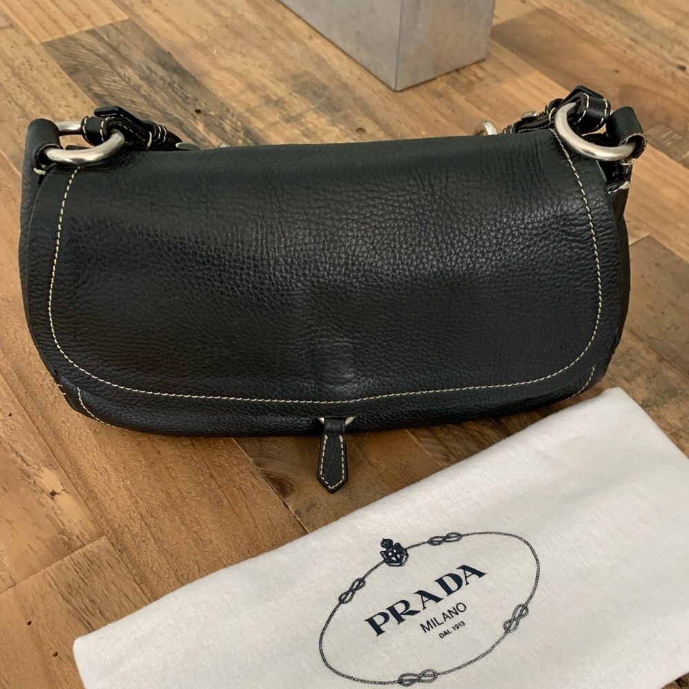 Authentic Prada Vitello Daino Shoulder bag